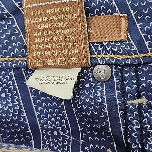 Paige Premium Denim Women’s Size 26 Fairfax Boot Cut Denim Jeans Rear Flaps Dark - Picture 9 of 12